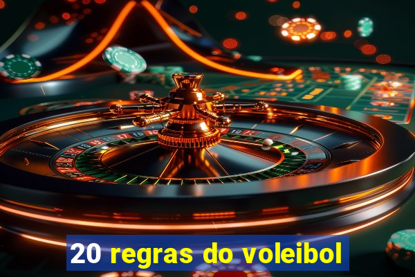 20 regras do voleibol